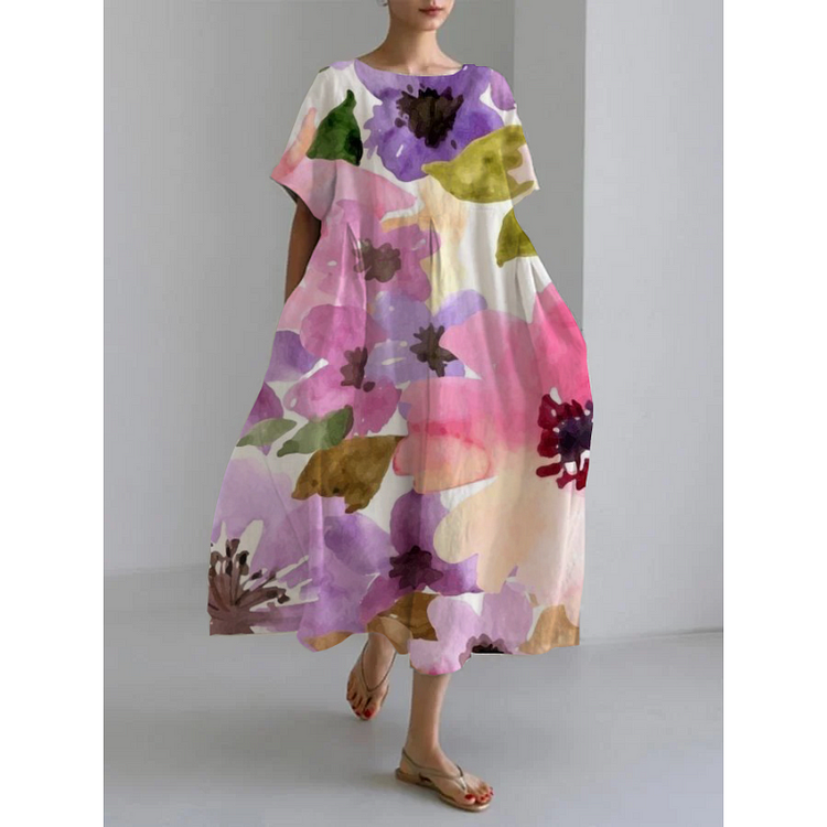 Maelis™ | Relaxed Floral-Style Dress