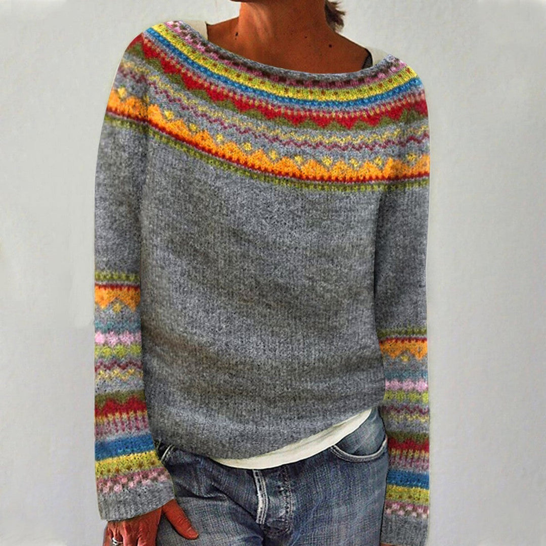 Retro Knitted Fall Sweater