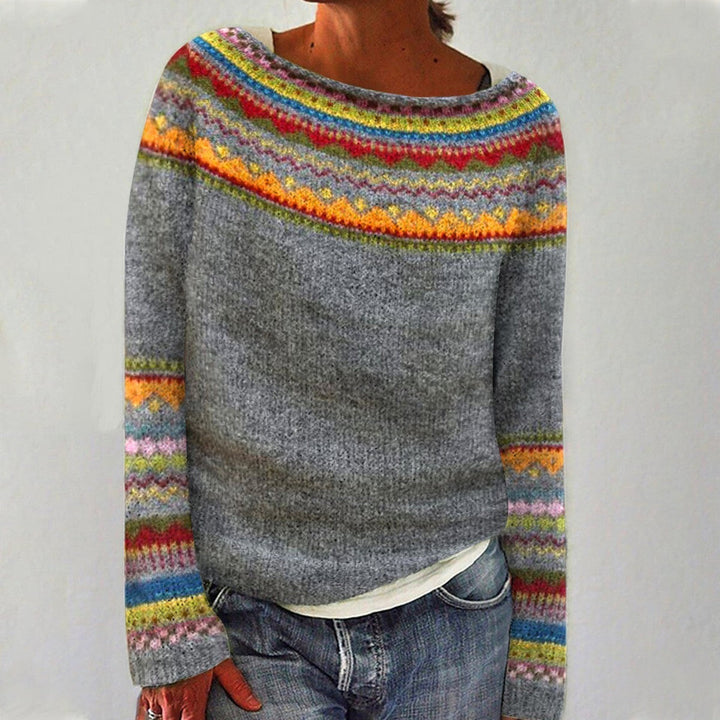 Retro Knitted Fall Sweater