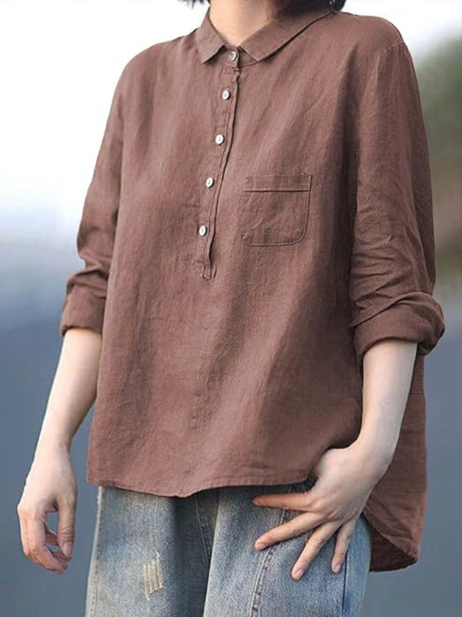 Luan™ | Vintage French-Style Blouse