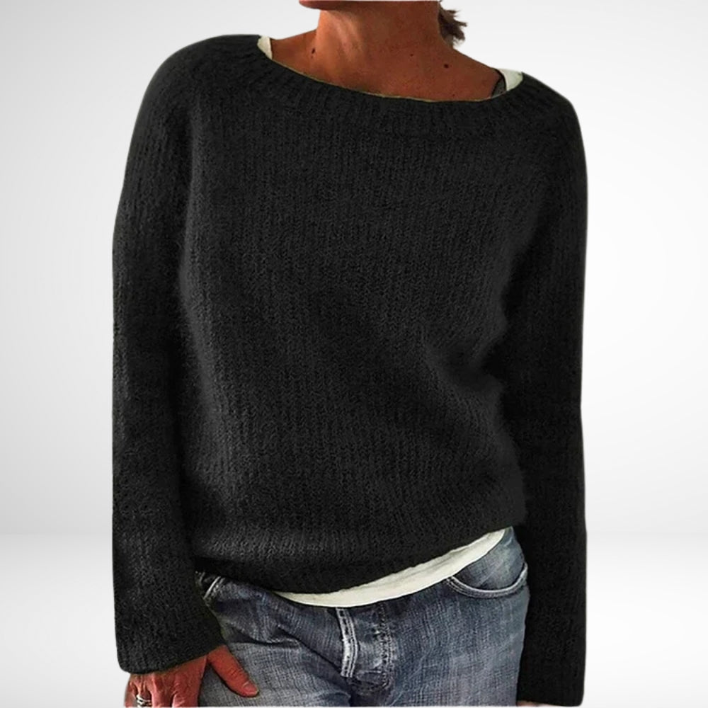Maglione lavorato a maglia semplice