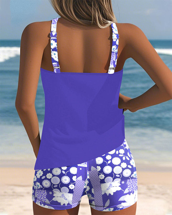 Alritta™ | Two‑Piece Relaxed‑Fit Swimsuit with Floral Beach Vibe