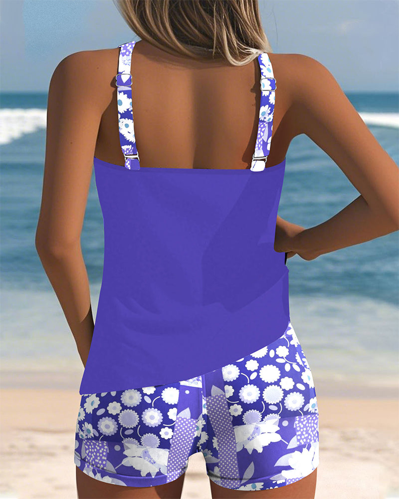 Kaless™ | Two-Piece Swimsuit with Comfortable Fit and Floral Beach Style