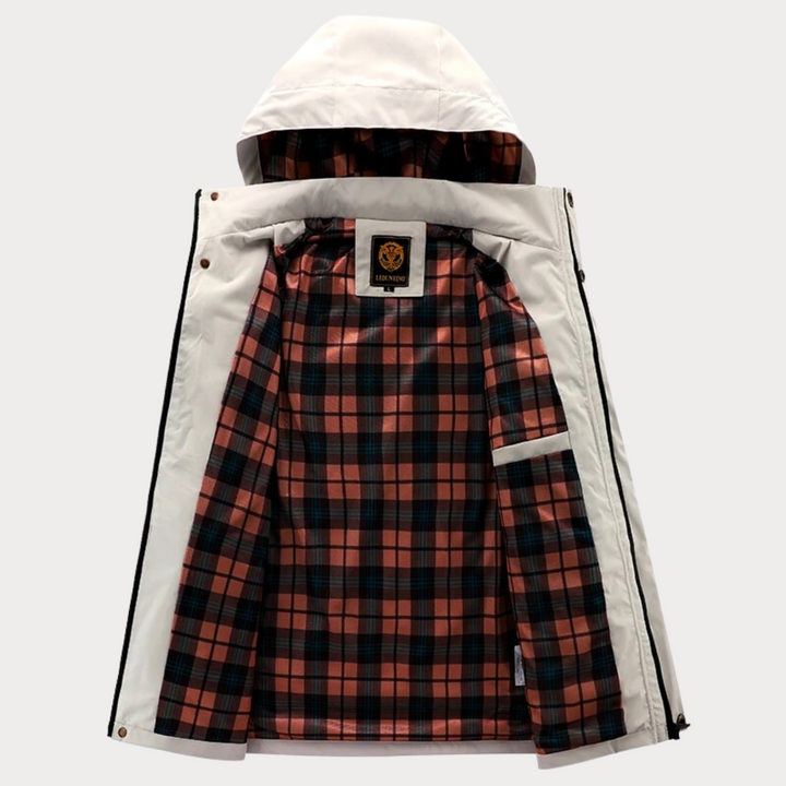 Stylish Hooded Windbreaker Jacket