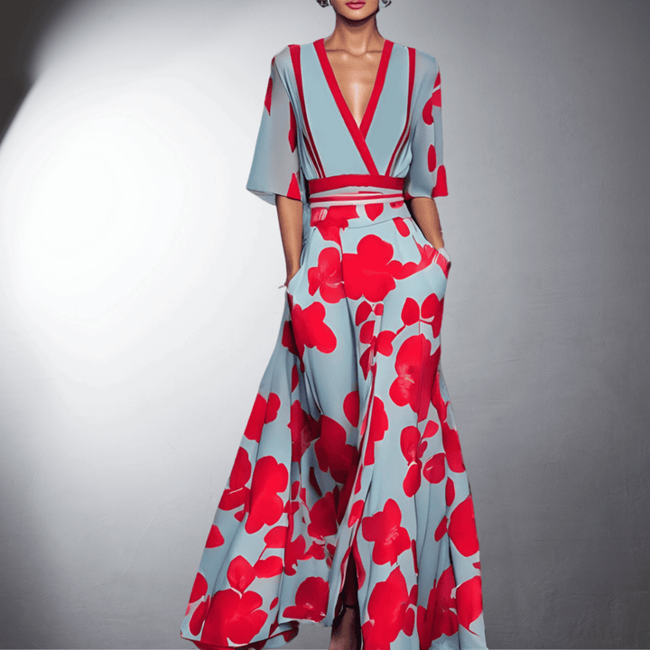 Laure™ | Elegant Floral Dress