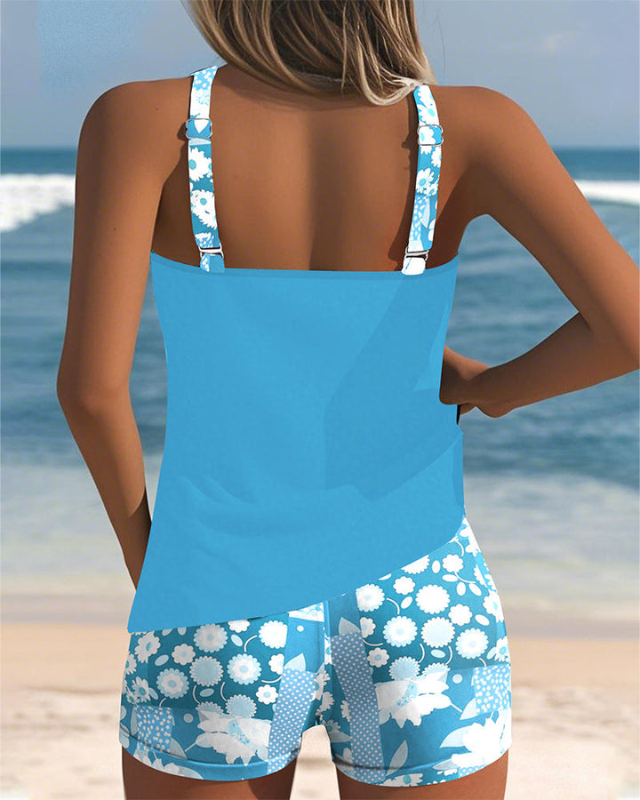 Kaless™ | Two-Piece Swimsuit with Comfortable Fit and Floral Beach Style