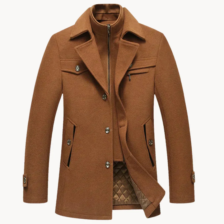 Timeless Wool Blend Coat