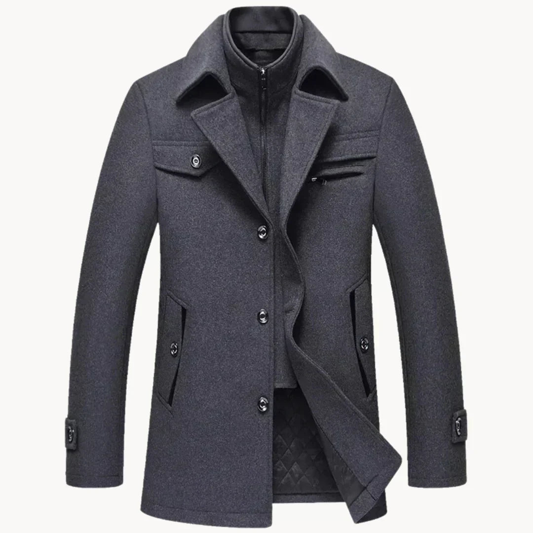 Timeless Wool Blend Coat