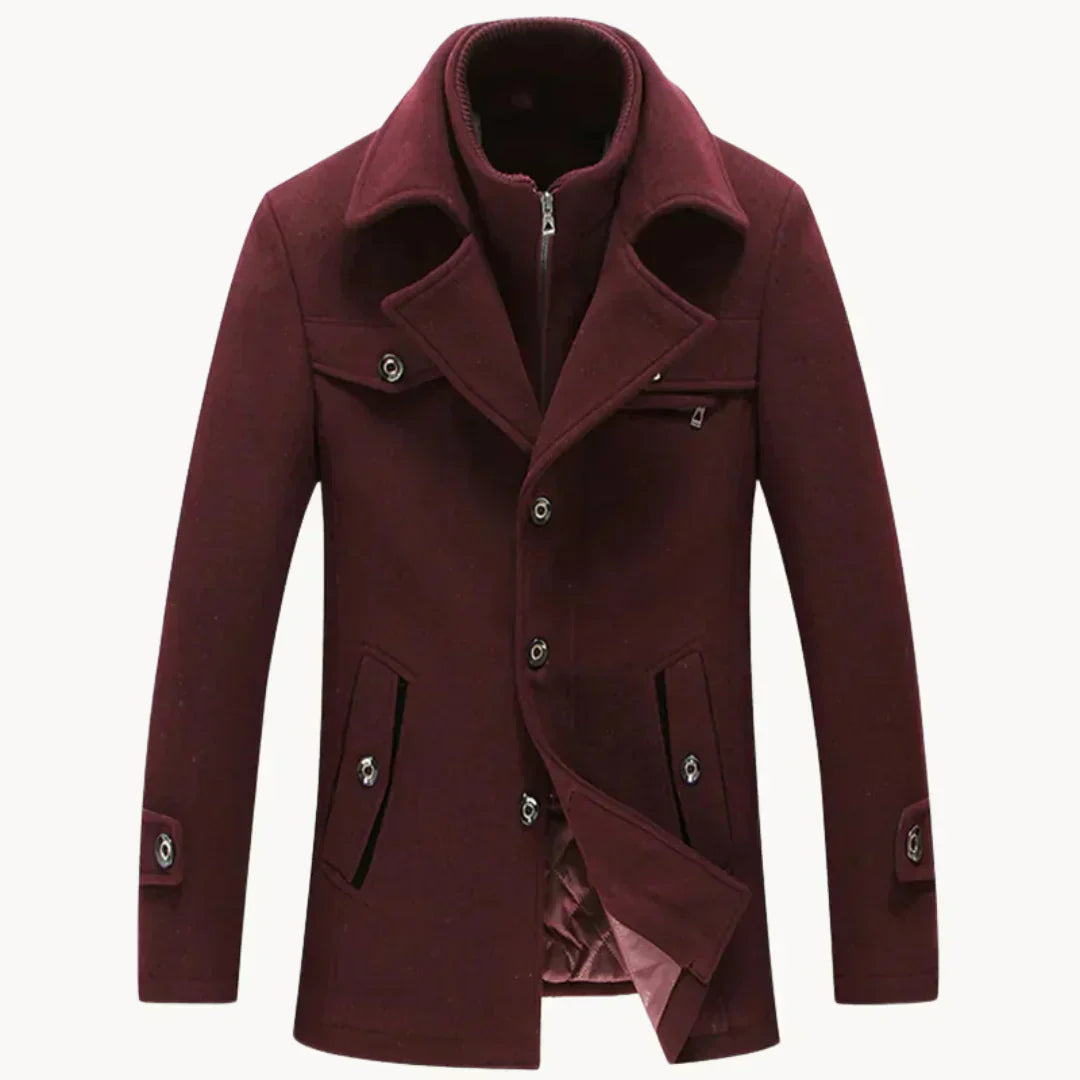 Timeless Wool Blend Coat