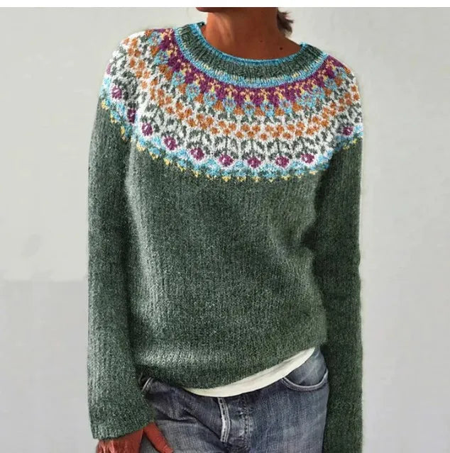 Retro Knitted Fall Sweater
