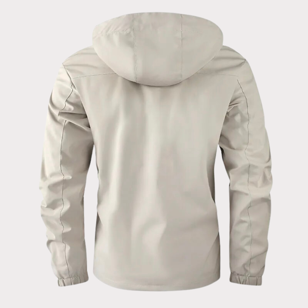 Stylish Hooded Windbreaker Jacket