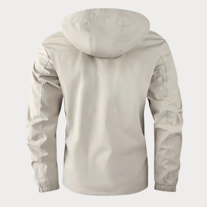 Stylish Hooded Windbreaker Jacket