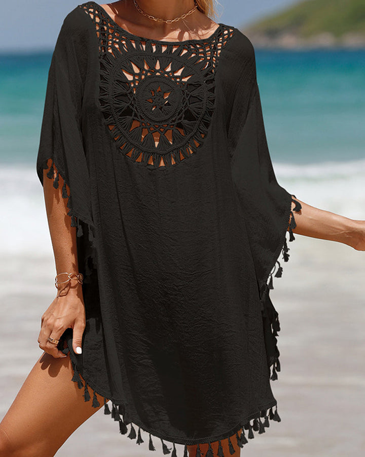 Visia™ | Beach Blanket with Pompoms