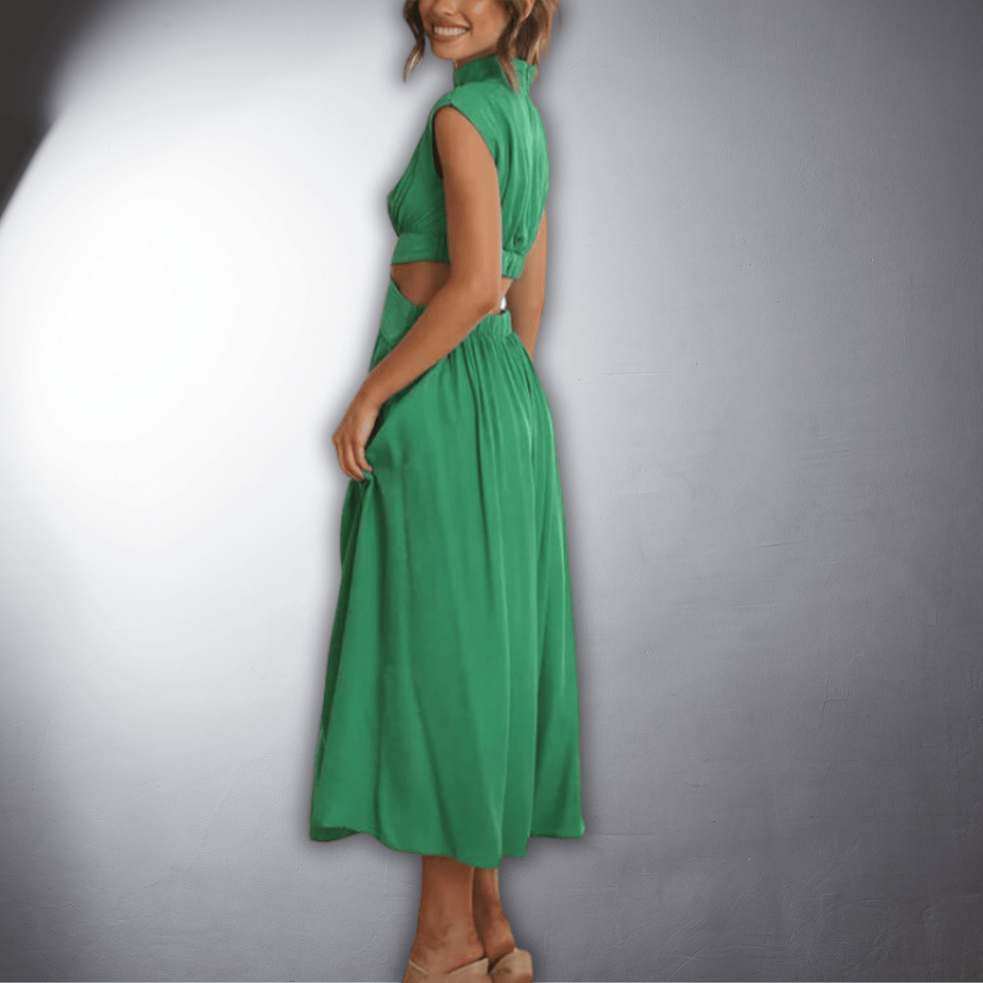 Comfortable Elegant Pleated Dress