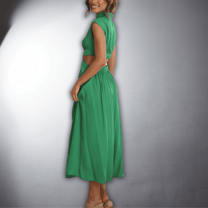 Comfortable Elegant Pleated Dress