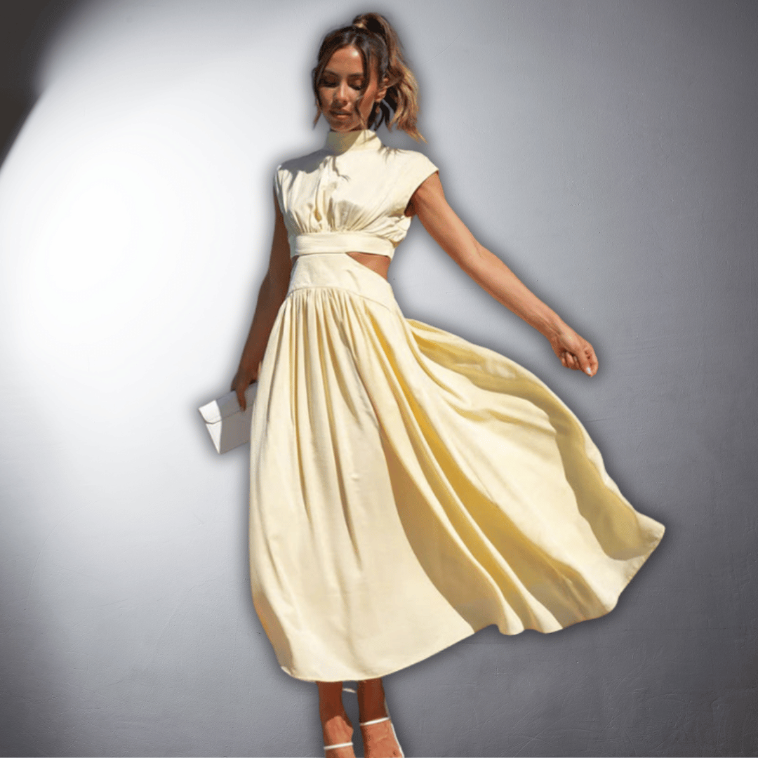 Comfortable Elegant Pleated Dress