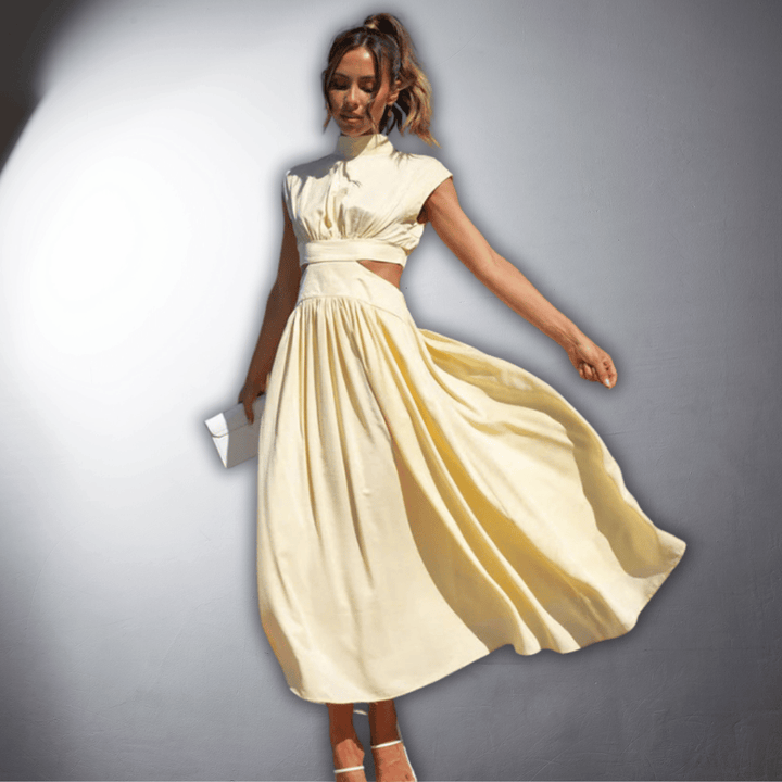 Comfortable Elegant Pleated Dress