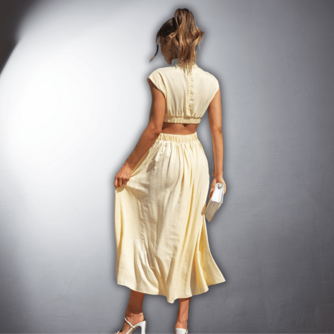 Comfortable Elegant Pleated Dress