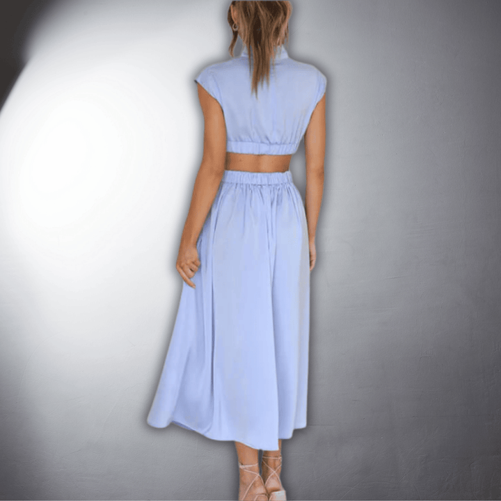 Comfortable Elegant Pleated Dress