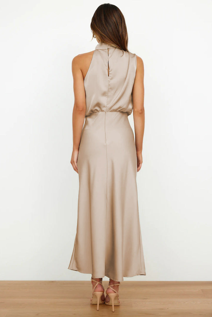 Anavea™ | Long Halter-Neck Dress