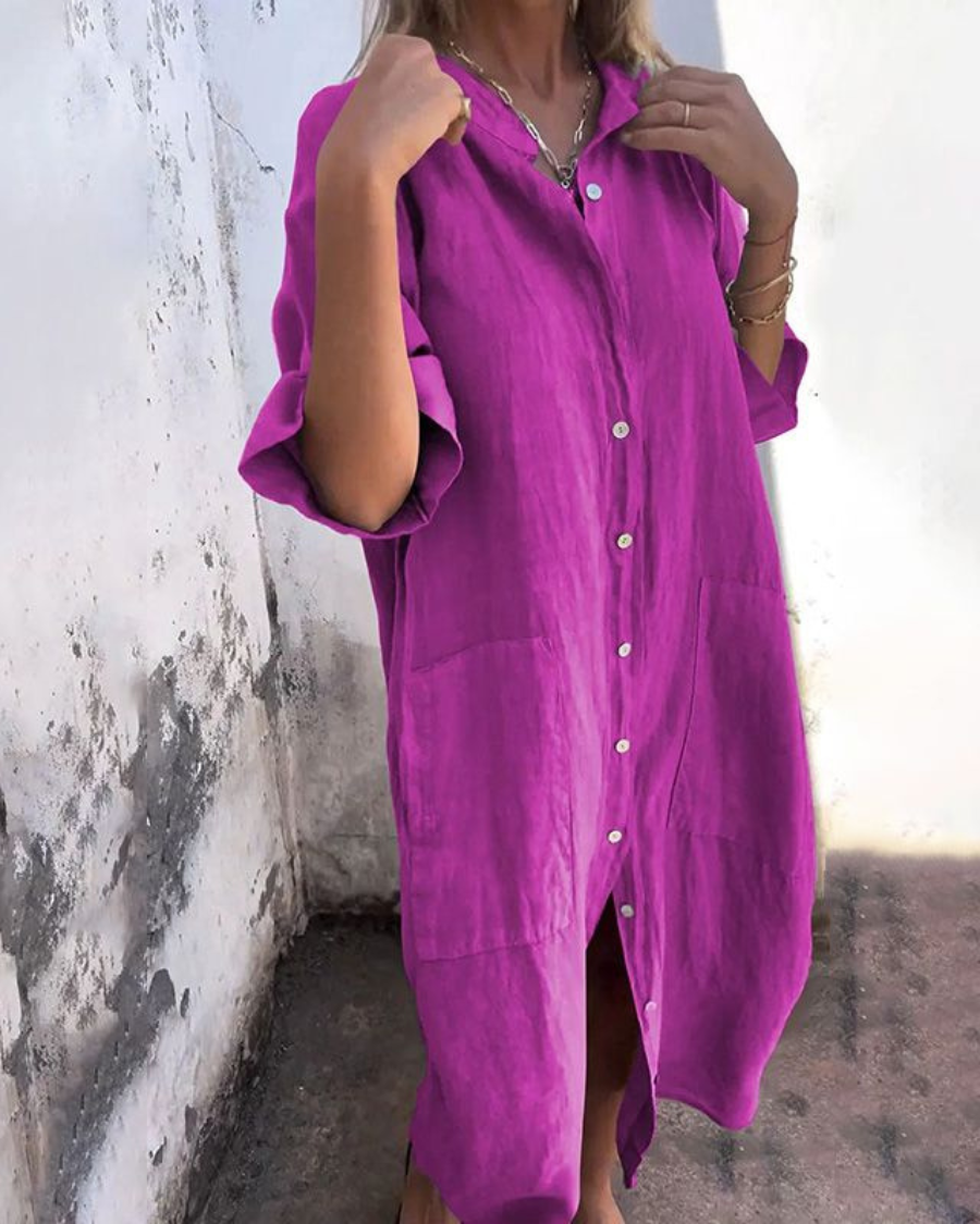 Alva™ | Effortlessly Elegant Shirt Dress