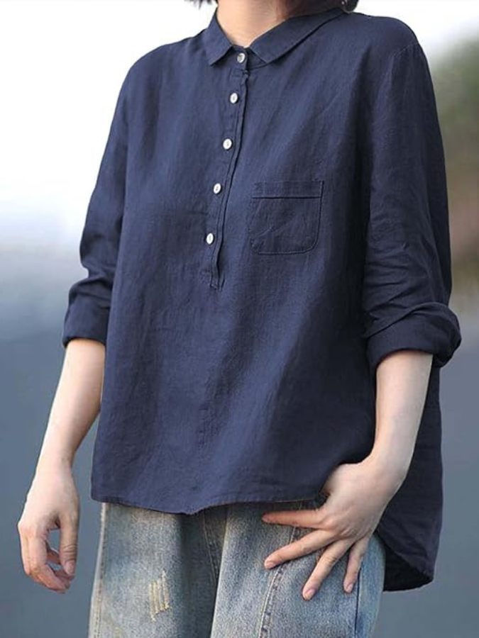 Luan™ | Vintage French-Style Blouse