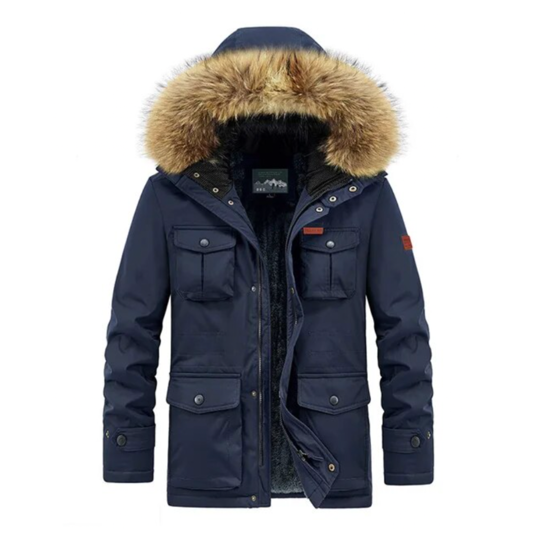Water and Wind-resistant Parka Jacket