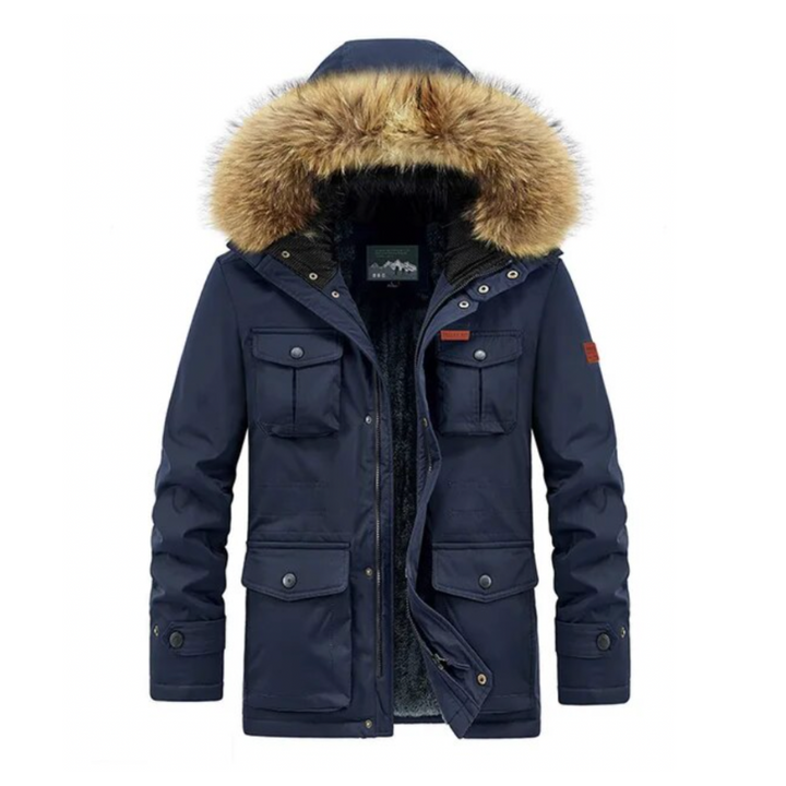 Water and Wind-resistant Parka Jacket
