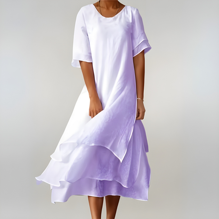 Cleora™ | Lightweight Elegant Cotton Maxi Dress