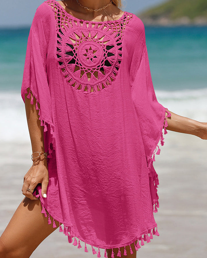 Visia™ | Beach Blanket with Pompoms