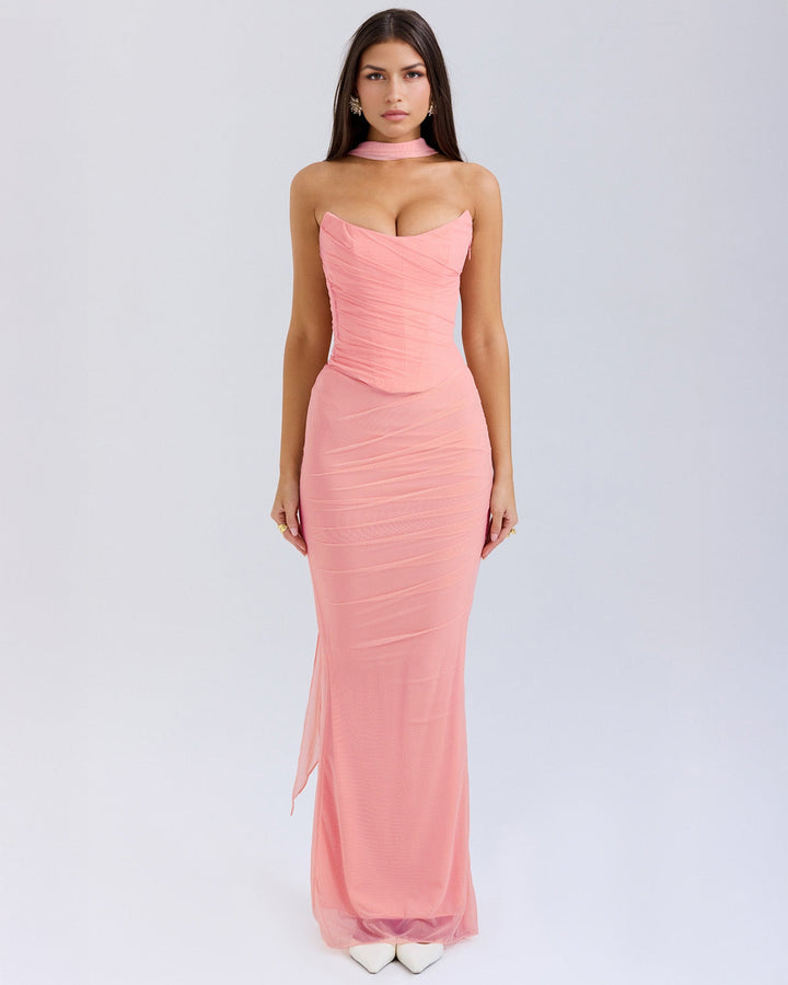 Beauu™ | Pink Dress with Natural Charm