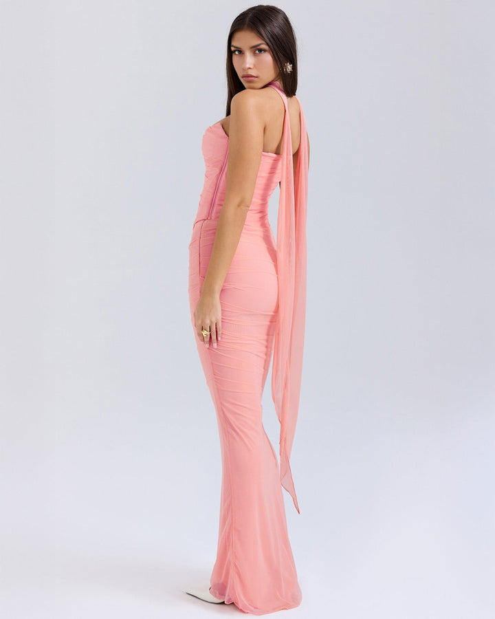 Beauu™ | Pink Dress with Natural Charm