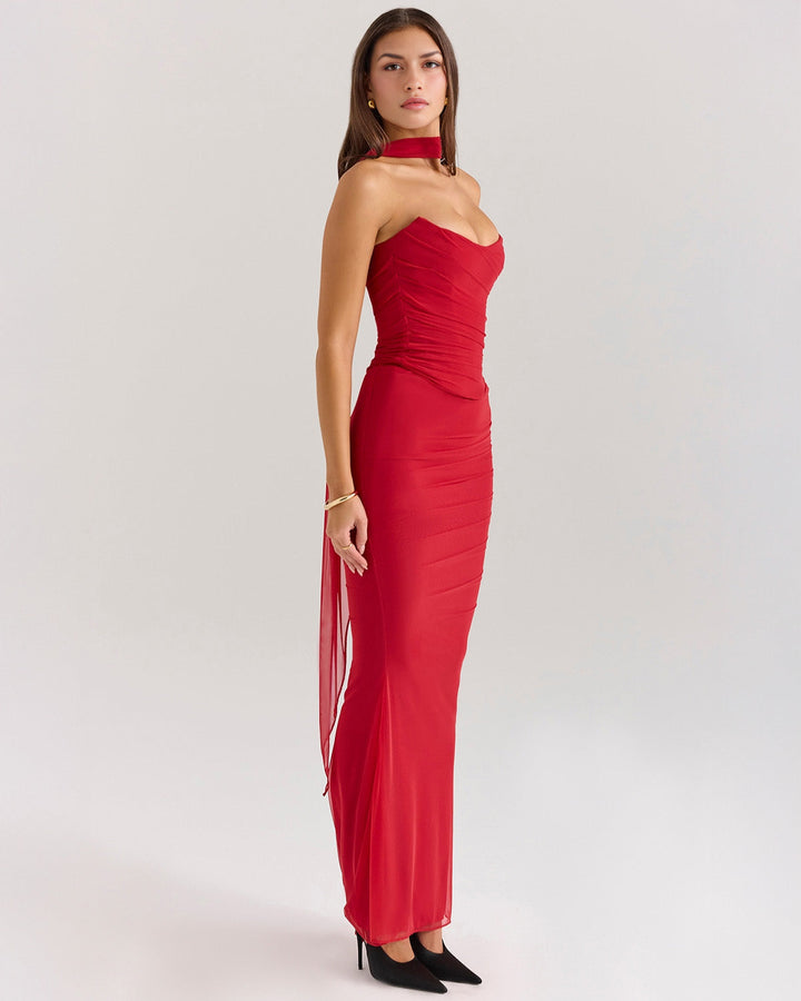 Beauu™ | Pink Dress with Natural Charm