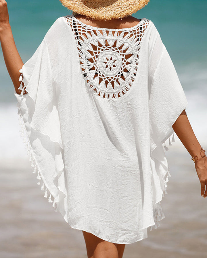 Visia™ | Beach Blanket with Pompoms