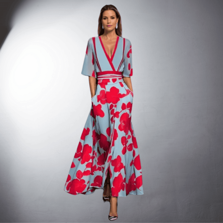 Laure™ | Elegant Floral Dress