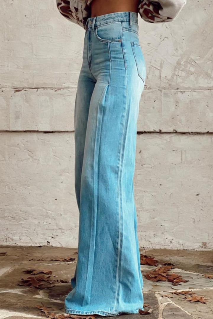 Pantaloni denim vintage boho