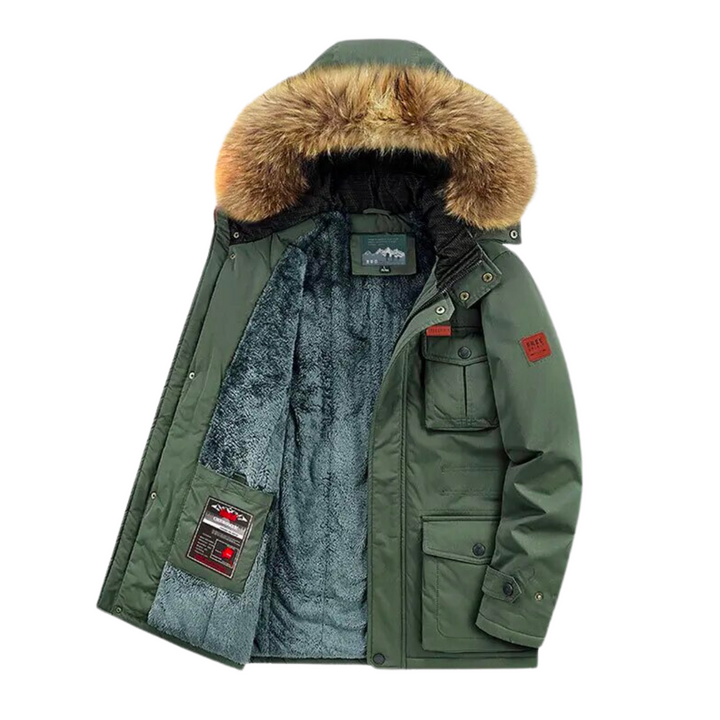Water and Wind-resistant Parka Jacket