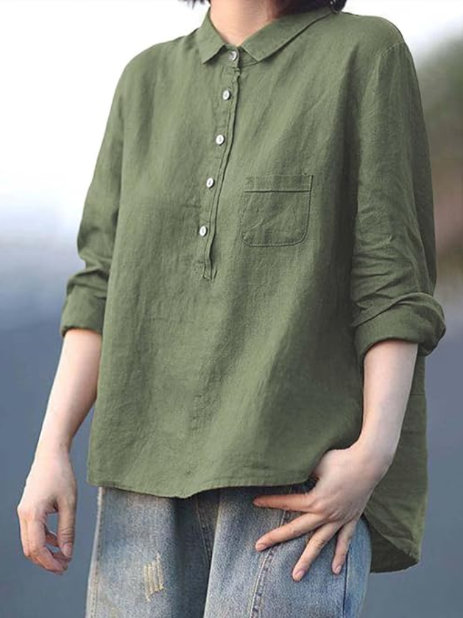 Luan™ | Vintage French-Style Blouse