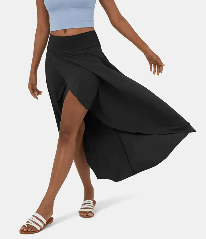 High-waisted Midi Skirt