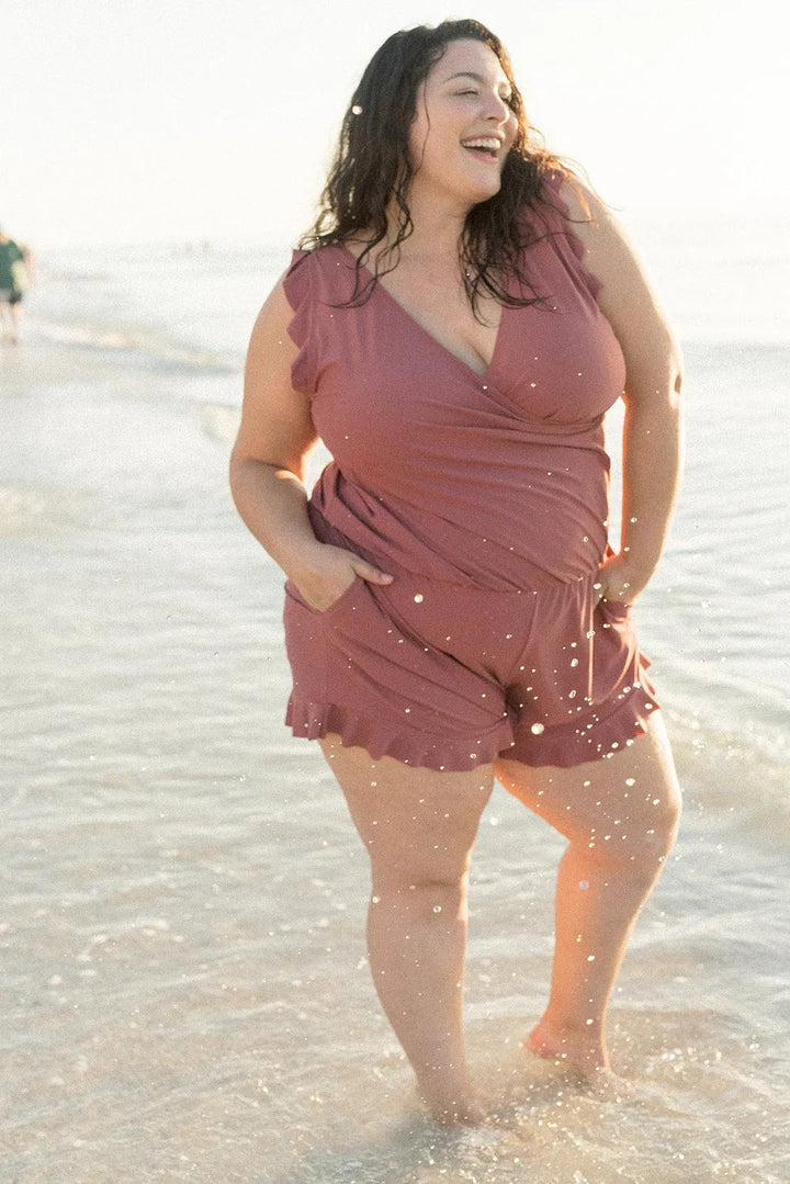 Luniva™ | Swimsuit with Ruffles & Gentle Figure Shaping