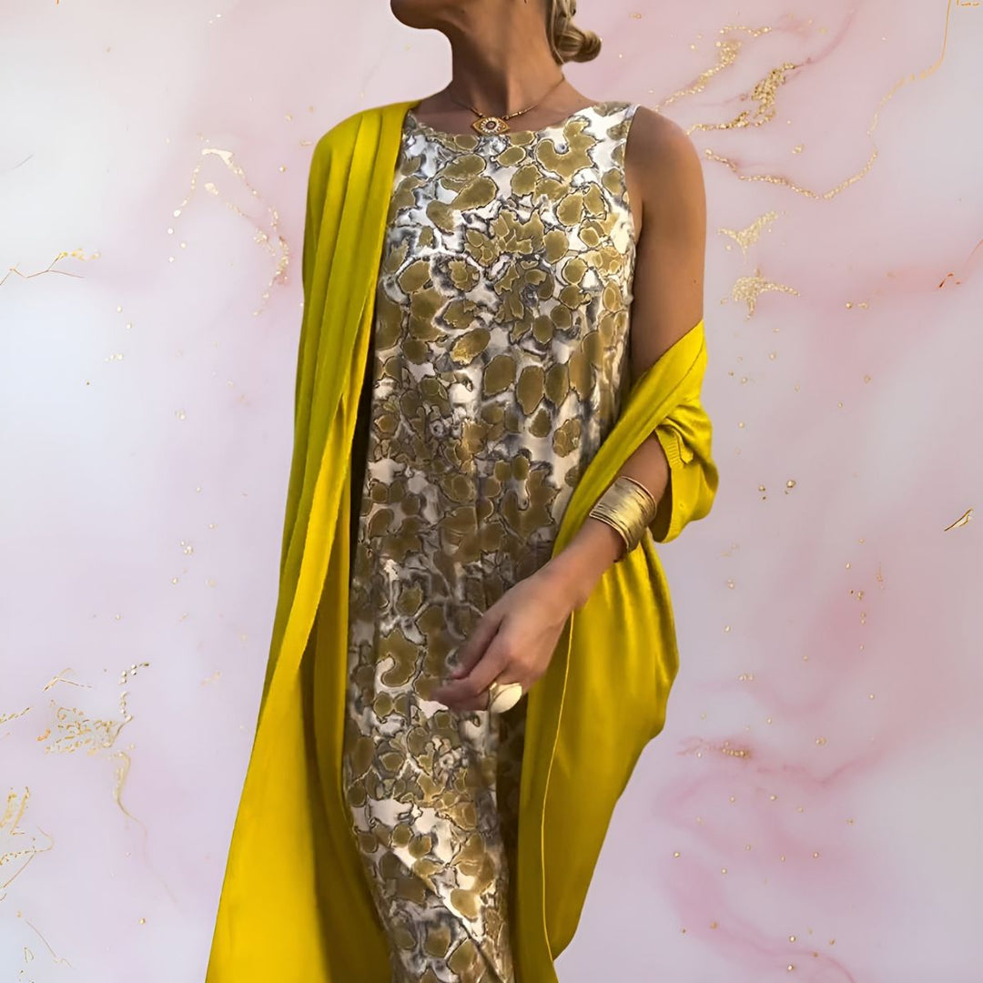 Viola™ | Elegante Ensemble con Copriabito 