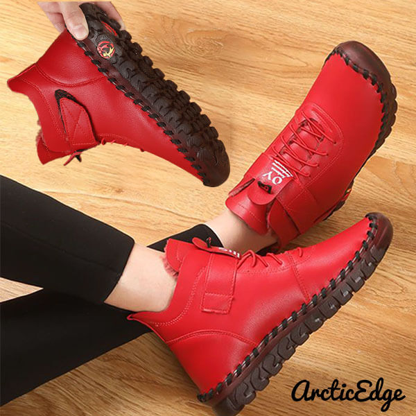 Women's High Top Leather Boots