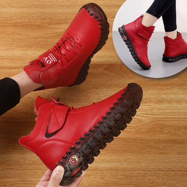 Women's High Top Leather Boots