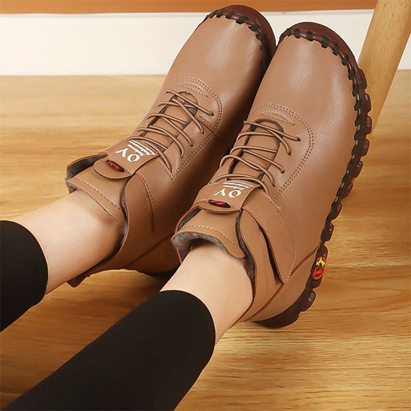 Women's High Top Leather Boots