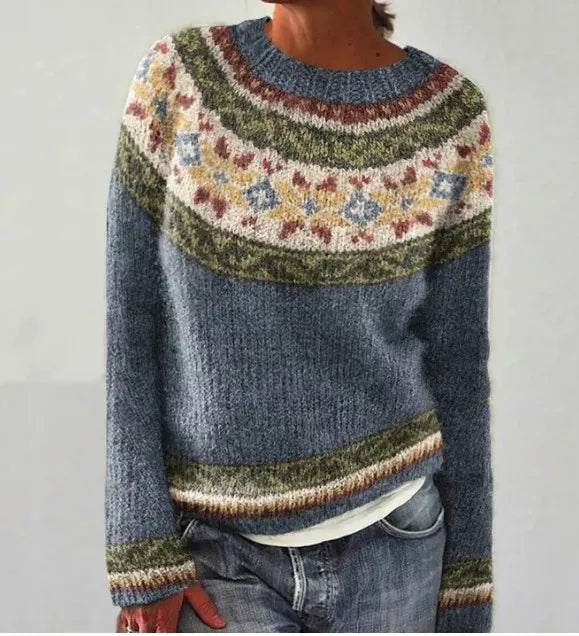 Retro Knitted Fall Sweater