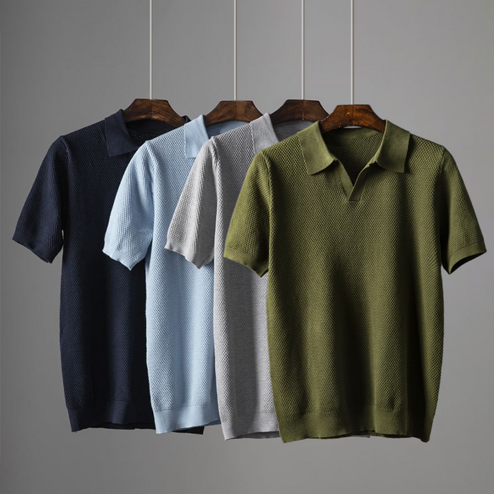 Elegante polo a maniche corte