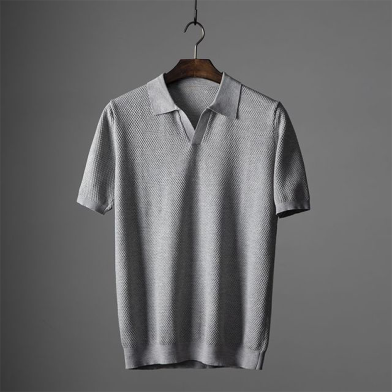 Elegante polo a maniche corte