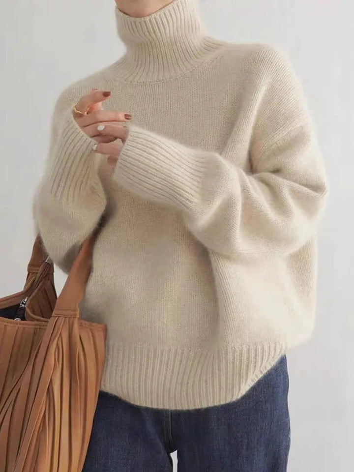 Comfortable, Knitted, Soft Turtleneck Sweater
