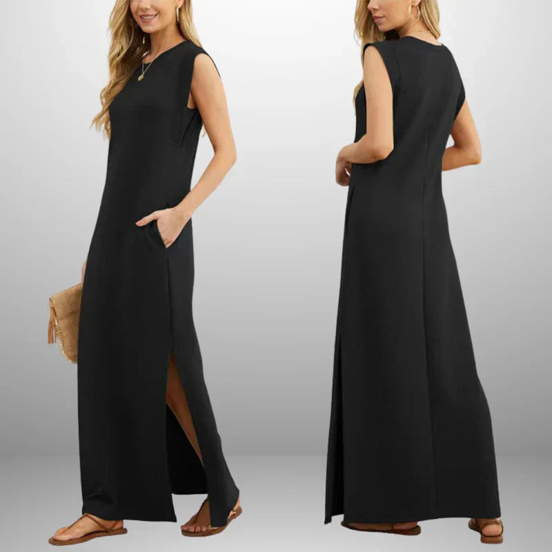 Alona™ | Long, Flowy, Wrinkle-Resistant Dress