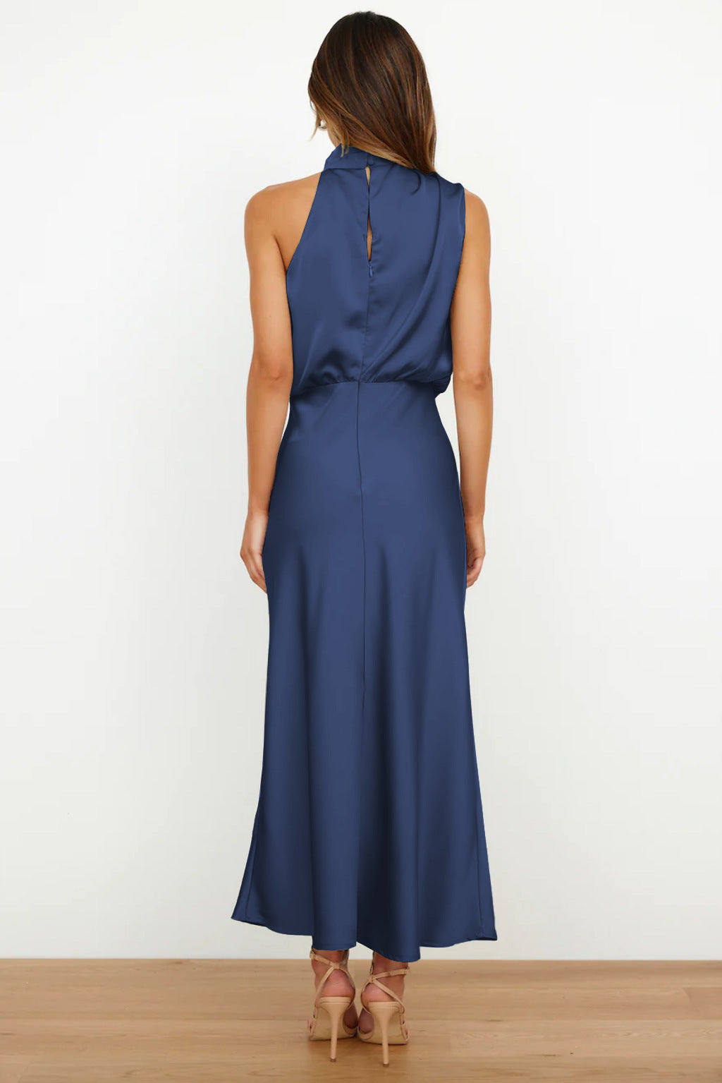 Anavea™ | Long Halter-Neck Dress
